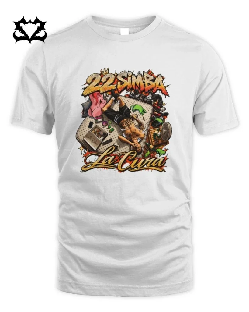 22simba Radio Stereo Graffiti T-Shirt | Moda Rap Anni 90