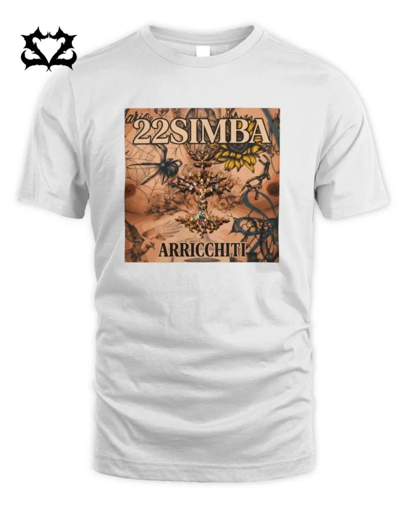 22simba Ragnatela Natura T-Shirt | Moda Vintage Gotica