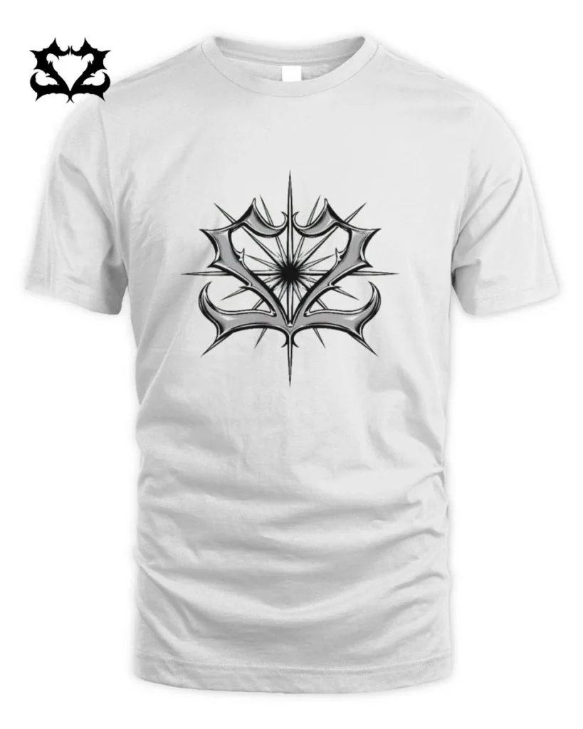 22simba Simbolo Tribale Nero T-Shirt | Moda Streetwear Dark