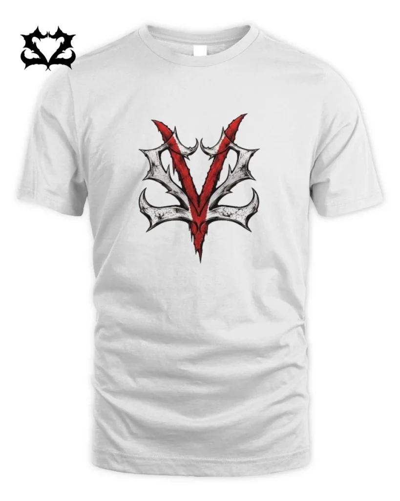 22simba Simbolo Tribale Rosso T-Shirt | Moda Rock Urban
